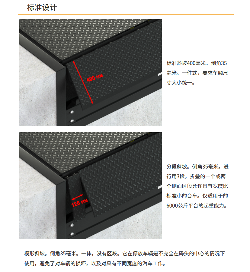 翻转式装卸平台